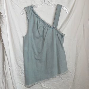 BDG | Asymmetrical chambray denim tank top